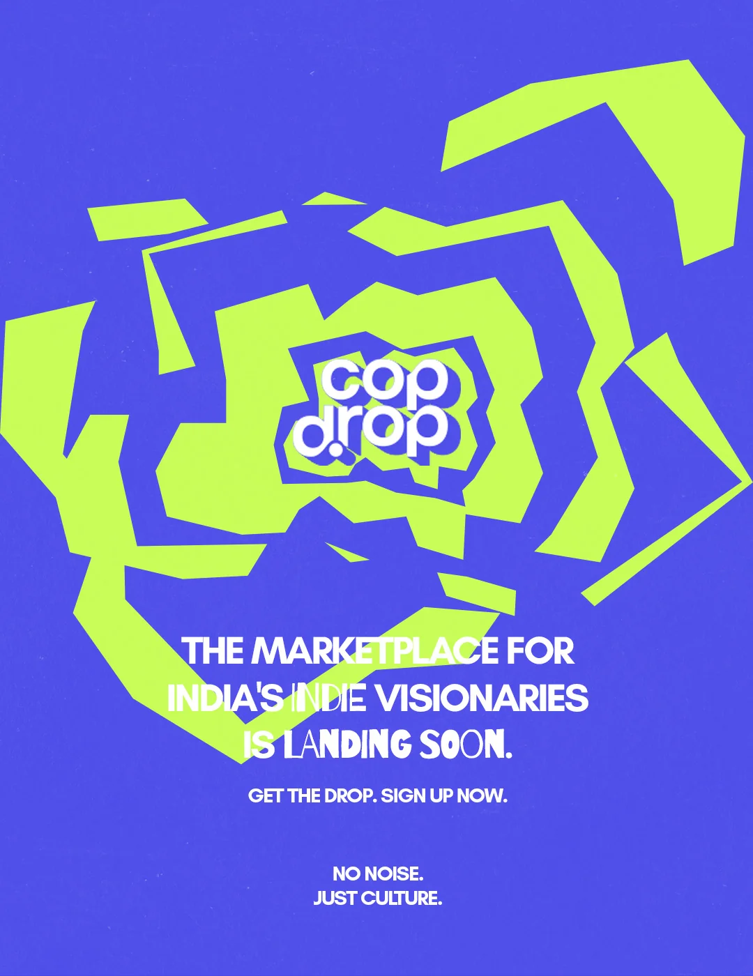 The marketplace for India's indie visionaries is landing soon.